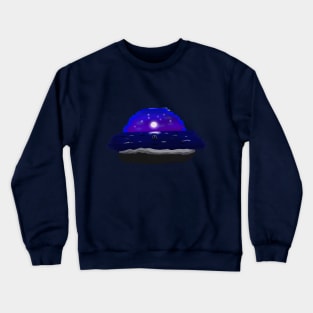 Night Swimming With Me Crewneck Sweatshirt